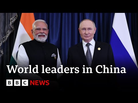 Russia’s Vladimir Putin meets India’s Narendra Modi in China for world leaders summit | BBC News