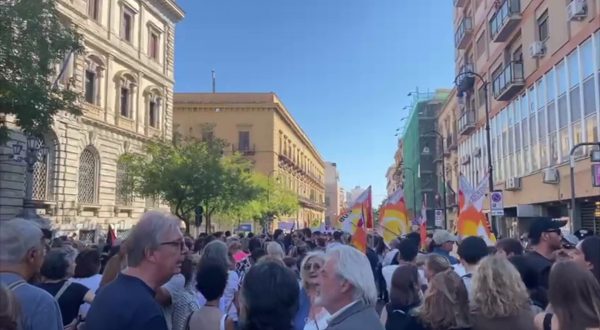 Manifestazione pro Palestina a Palermo, le immagini