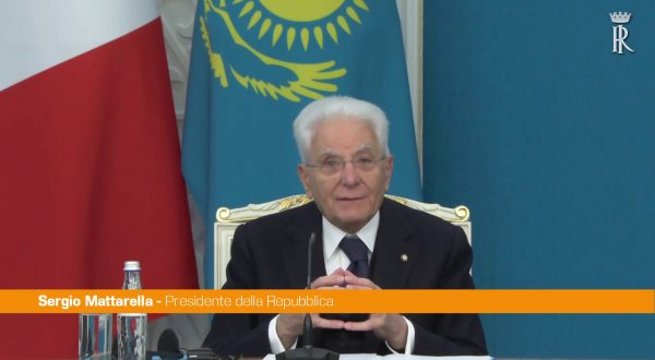 Mattarella “Rapporti con Kazakistan ottimi, si possono accrescere”