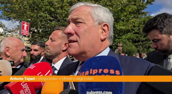 Tajani “Non ci sono i requisiti per riconoscere lo Stato di Palestina”
