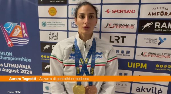 Tognetti di bronzo e azzurre d’oro ai Mondiali di pentathlon