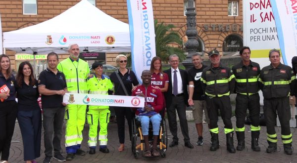 Donazione di sangue, a Roma un’iniziativa Anas-Polizia di Stato