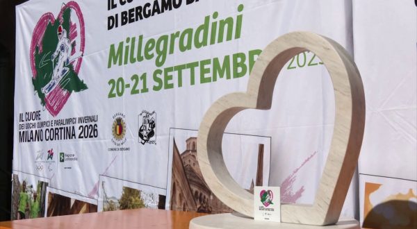 “Cuori Olimpici” fa tappa a Bergamo con la “Millegradini”