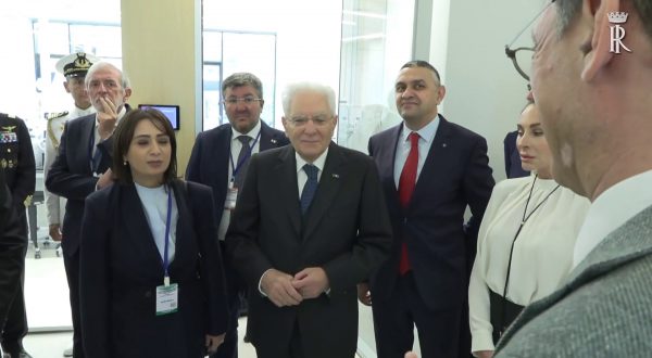 Mattarella in visita all’Università ADA di Baku