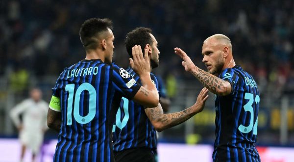 Inter-Slavia Praga 3-0, doppietta di Lautaro e gol di Dumfries