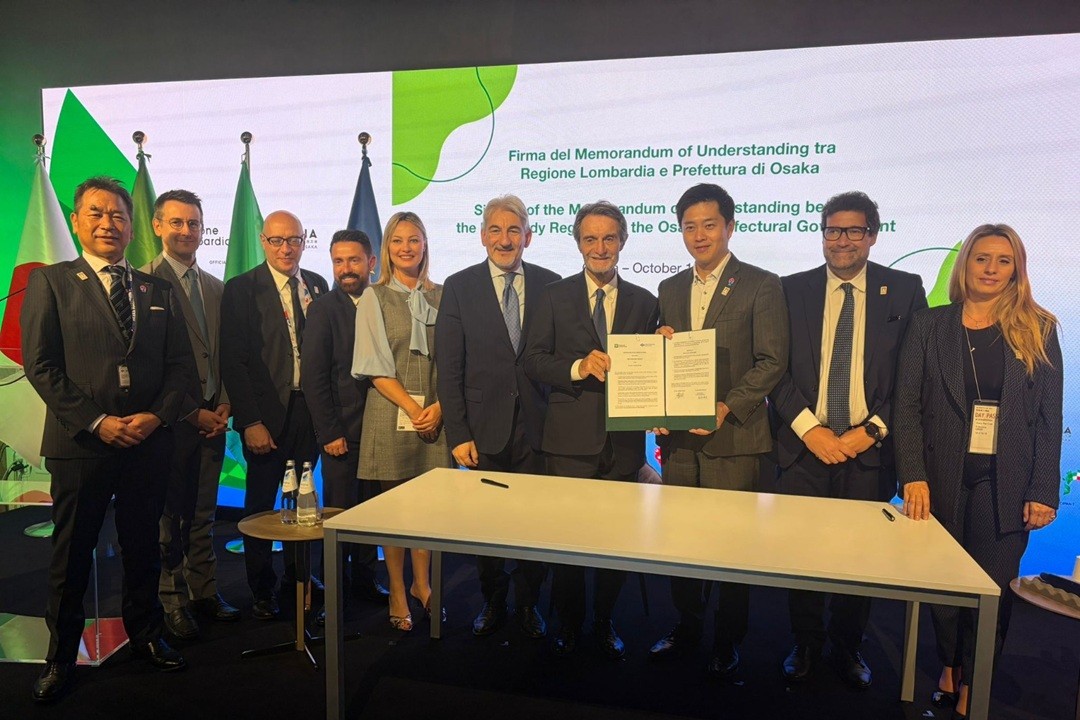 Lombardia a Expo Osaka, firmato memorandum per gli scambi commerciali