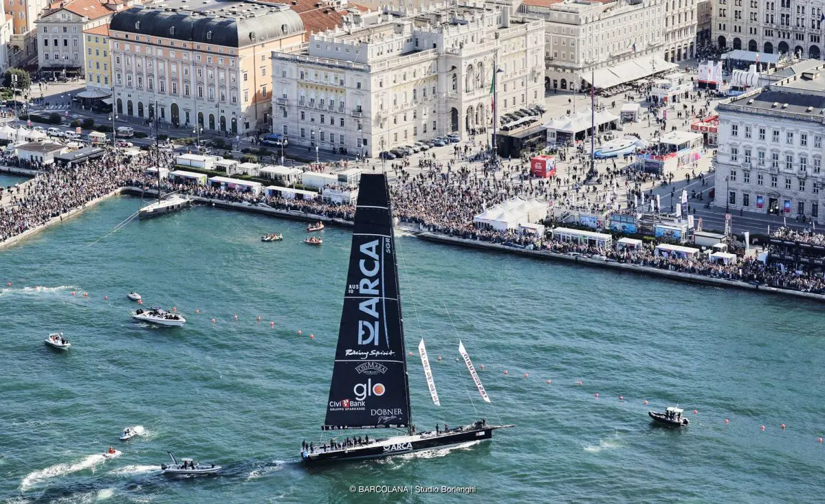 Barcolana, glo e Velo conquistano il podio con Maxi 100 Arca SGR E M07