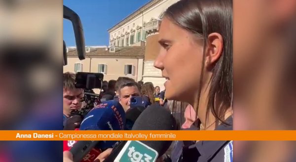 Azzurri del volley campioni del mondo al Quirinale,Danesi “Orgogliosi”