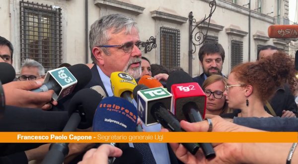 Manovra, Capone “Approccio serio, nessuna certezza su blocco pensioni”