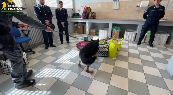 Lecce, maxi sequestro di droga al carcere “Borgo San Nicola”