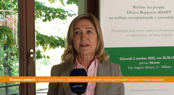 Lamberti “Da Intesa Sanpaolo grande impegno per il welfare aziendale”