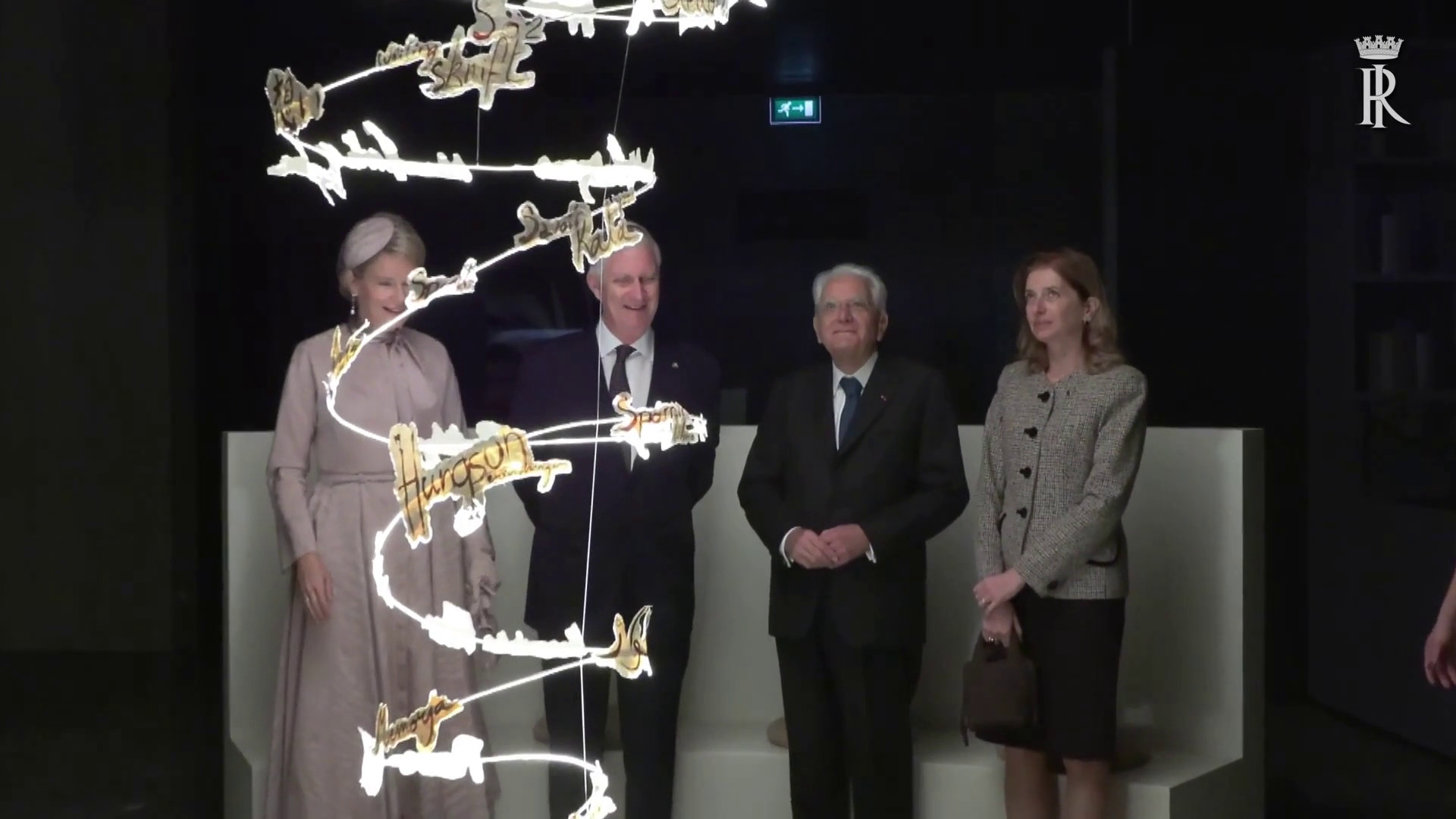 Mattarella visita Biblioteca Reale e incontra il sindaco di Bruxelles