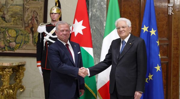 Mattarella incontra il Re di Giordania Abdullah II al Quirinale
