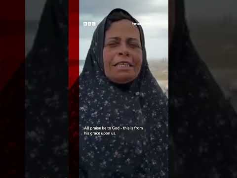 “I just want to go back to my home”. #Gaza #BBCNews