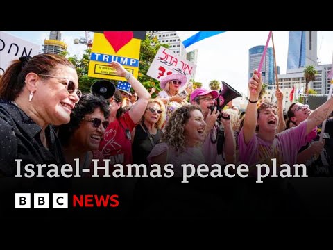 Huge crowds in Israel and Gaza celebrate ceasefire and hostage release deal | BBC News