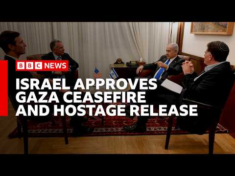 Israel approves Donald Trump’s plan for Gaza ceasefire and hostage release | BBC News