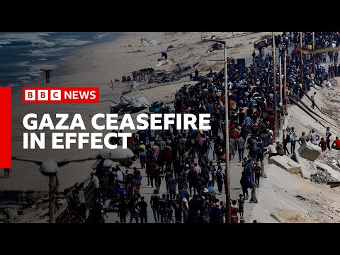 LIVE: Gaza ceasefire now in effect