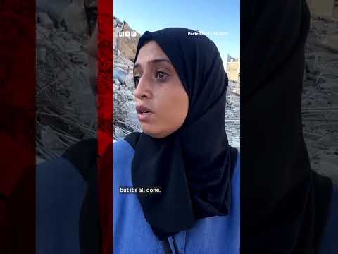 “It’s all gone”: Gazans return to destroyed homes. #Israel #Gaza #BBCNews