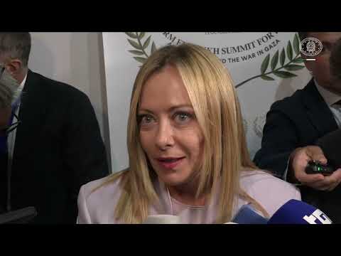 “Piano di Pace per il Medioriente”, il punto stampa del Presidente Meloni