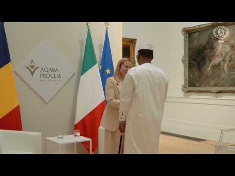 Incontro bilaterale del Presidente Meloni con il Presidente Déby Itno del Ciad