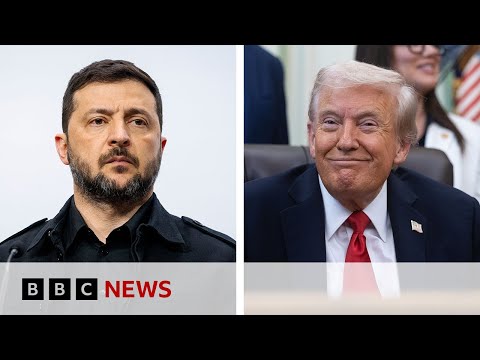 Donald Trump to meet Zelensky after ‘productive’ call with Putin | BBC News