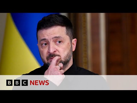 Zelensky prepares to meet Trump at White House | BBC News