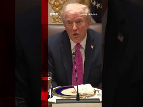 BBC questions Trump on Ukraine at Zelensky meeting. #Ukraine #BBCNews