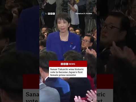 Sanae Takaichi wins historic vote to become Japan’s first female PM. #BBCNews