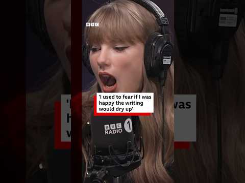 What happens if the writing just dries up? Taylor Swift asks. #BBCNews