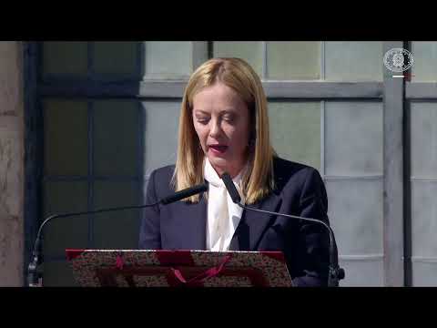 Cerimonia per la festa di San Francesco, l’intervento del Presidente Meloni