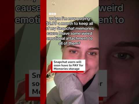 Snapchat to charge users for storing their old photos and videos. #Snapchat #BBCNews