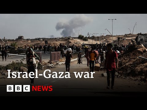 ‘Israel agrees Gaza withdrawal line’, says US President Donald Trump | BBC News