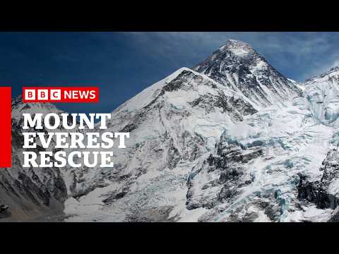 Mount Everest rescuers battle heavy snow with hundreds still stranded | BBC News