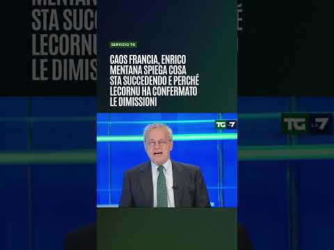 Caos Francia, Enrico Mentana spiega cosa sta succedendo e perché Lecornu ha confermato le dimissioni