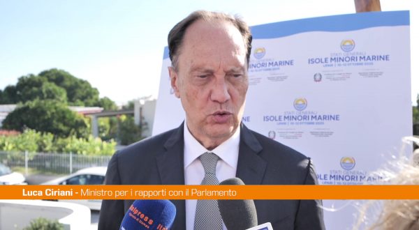 Isole minori, Ciriani “Tema di marginalità dentro altre marginalità”