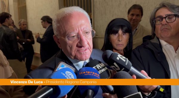 De Luca “L’inverno demografico unisce drammaticamente tutto il Sud”