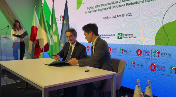 Lombardia a Expo Osaka, firmato accordo per gli scambi commerciali