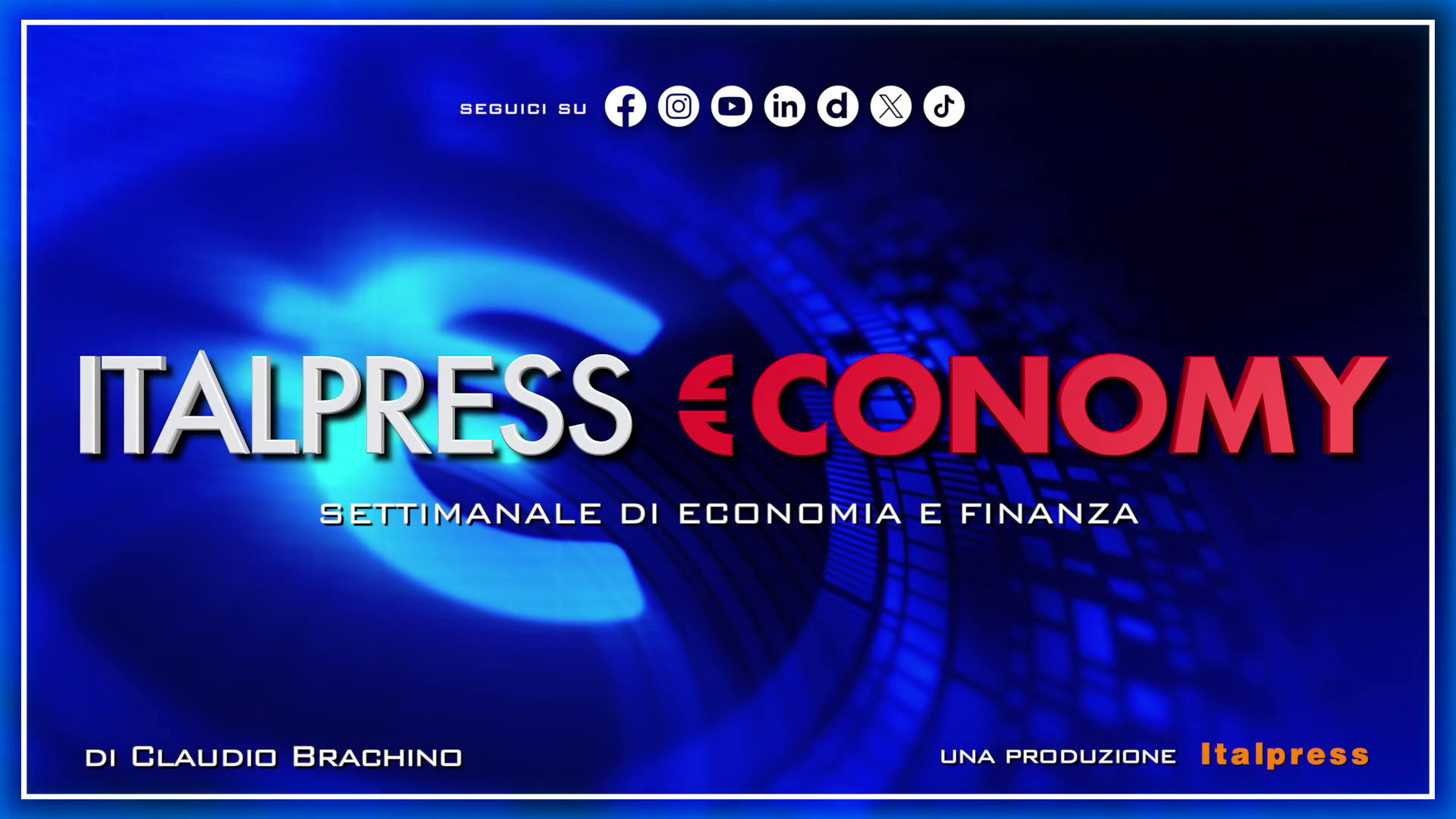 Italpress €conomy – Puntata del 3 ottobre 2025