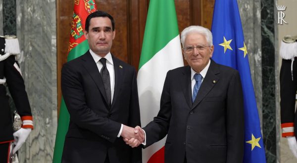 Mattarella incontra il presidente del Turkmenistan Berdimuhamedov