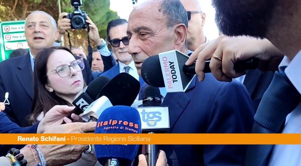 Inaugurato svincolo di Brancaccio, Schifani “No polemiche ma fatti”