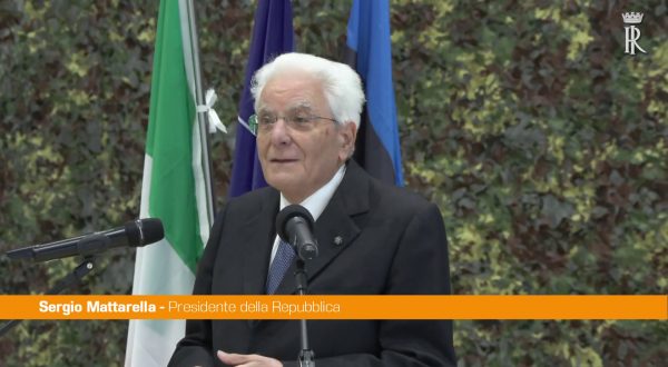 Mattarella ai militari in Estonia “Vostra missione garantisce la pace”