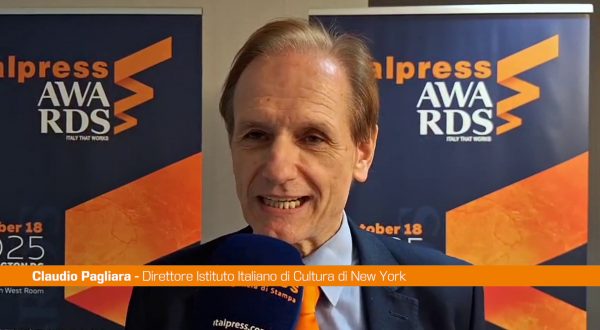 Italpress Awards, Pagliara “Provo un grande senso di riconoscenza”