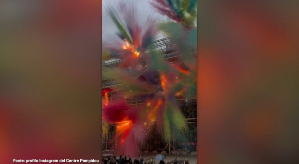 Parigi, show al Centre Pompidou che chiude per ristrutturazione