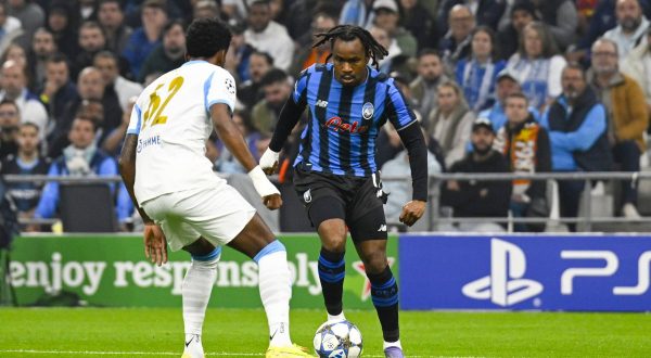 Samardzic-gol al 90°, l’Atalanta vince 1-0 a Marsiglia