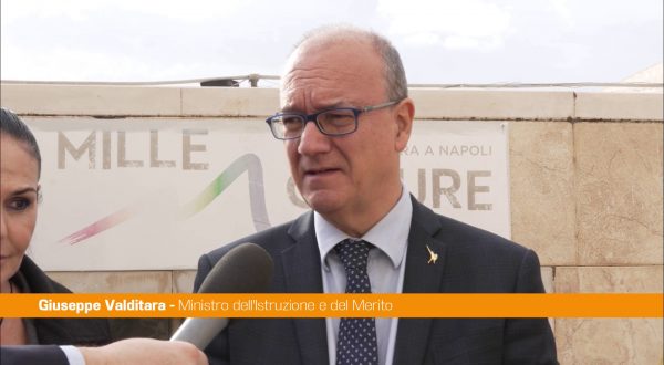 Valditara “La scuola in Campania può diventare un esempio per tutta Italia”