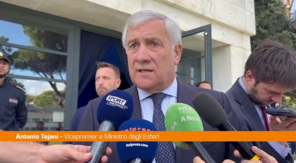 Tajani “Aiutiamo sempre lo sport ad essere parte della nostra politica estera”
