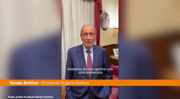 Schifani “Crisi imprevista, ma andiamo avanti con ferma determinazione”