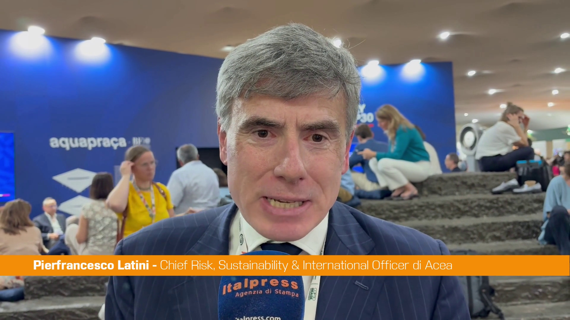 Cop30, Latini (Acea) “Sull’acqua serve una sinergia tra pubblico e privato”