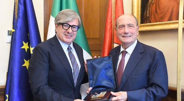 Schifani riceve il neo rettore dell’Università degli studi di Catania Enrico Foti