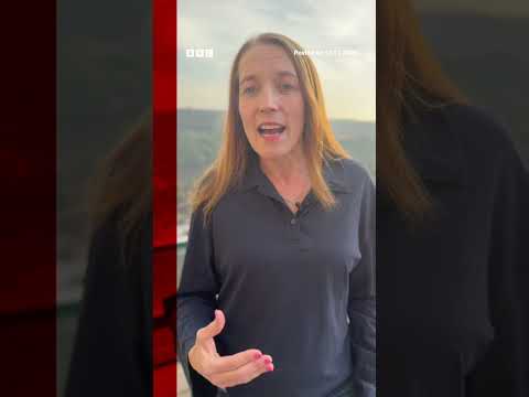 Israeli settlers set fire to Palestinian warehouse and land as West Bank attacks surge. #BBCNews